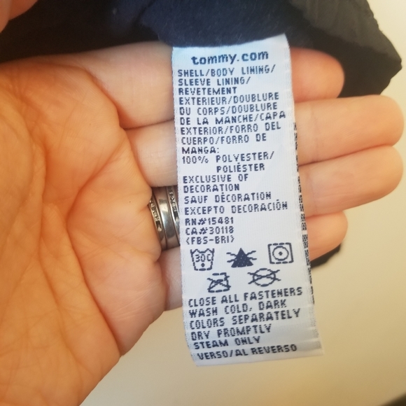 Tommy Hilfiger black golf jacket - Picture 4 of 8
